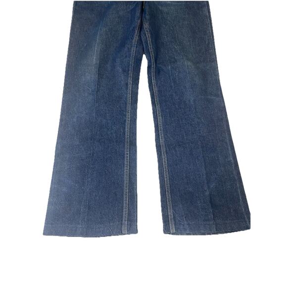 Vintage Levi’s 517 Orange Tab Boot Cut Denim Jeans USA Size 35/30 Hemmed - Picture 3 of 8